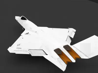 YF-23 Jade 3D model