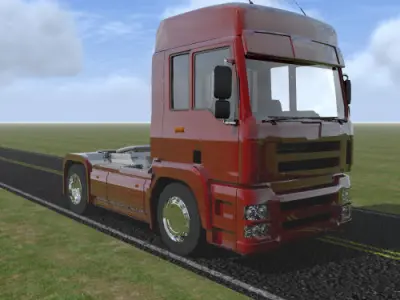 Truck EU Free 3D model