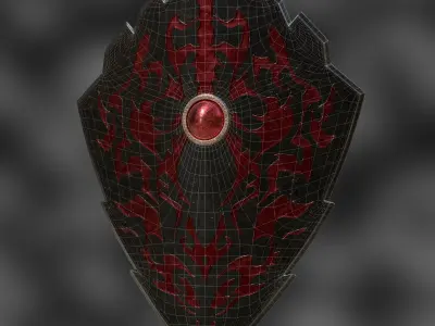 Cursed shield 3D model