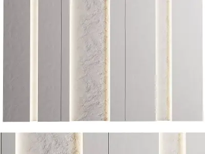 Headboard 3d Wall Panel 3D model
