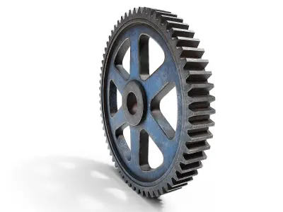 Gearwheel Low-poly 3D model