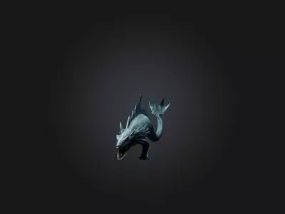 Realistic Leviathan Model Low-poly 3D model