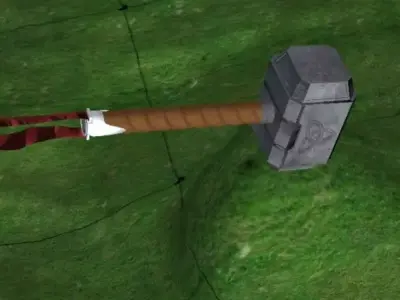 Thor Hammer 3D model