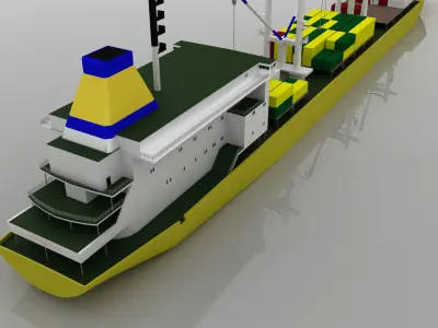 MV Sulpicio Express Seven 3D model