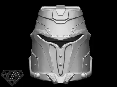 Doom Eternal sentinel helmet 3D print model
