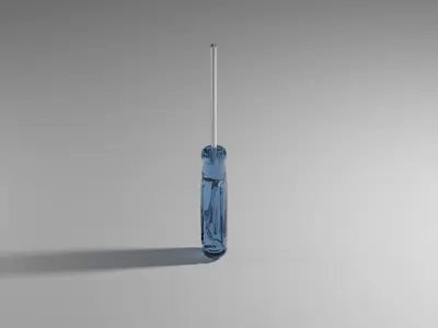 Screw drive unit  Free low-poly 3D model
