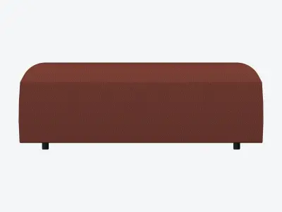 Seat - Ottoman - Simplicity - Type 2 Low-poly 3D model