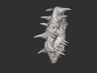 monster creature agua alien space  3D model