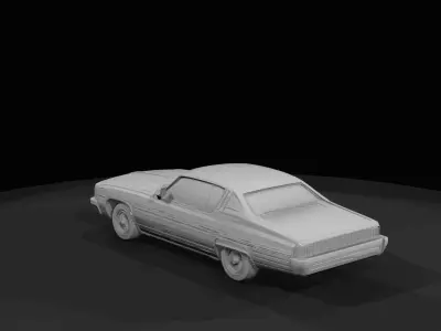 1-87 1976 Chevrolet Caprice Print Ready STL 3D print model