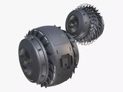 SciFi Propulsion Drone M1 3D model