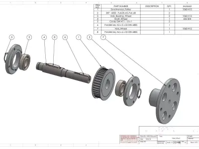 Drive Wheel Free 3D model