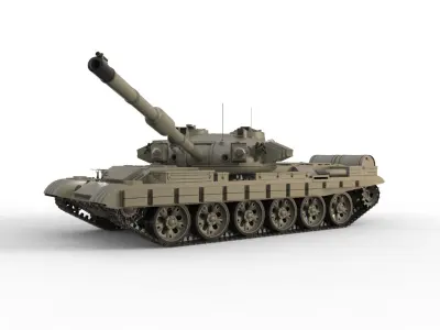 Military tank army vehicle battle 3D model