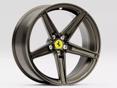 Vossen M-X5 Forged Rim 3D model