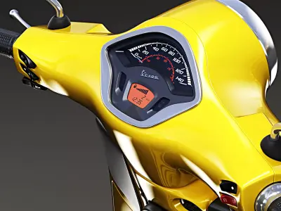 2020 Vespa GTS Super HPE 3D model