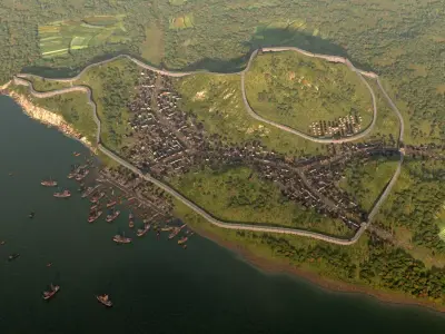 Ancient city 3D model buy