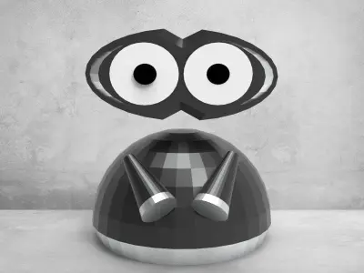 Character - ROBO Free low-poly 3D model