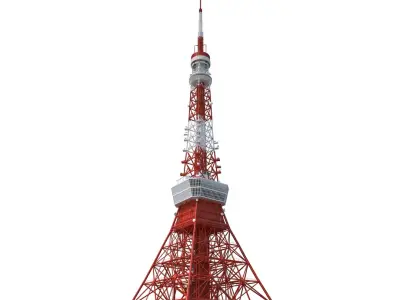 Tokyo Tower 3D model buy