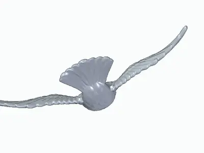 HANGING BIRD 3D MODEL FOR DECORTION OR OTHER PURPOSES 3D model