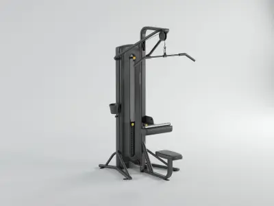 Gym Equipment Kit  3D model