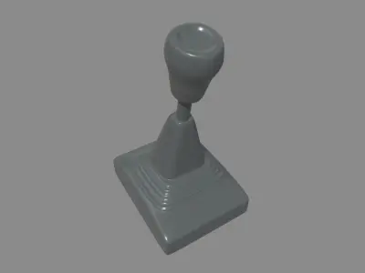 Gear Lever 04 Low-poly 3D model