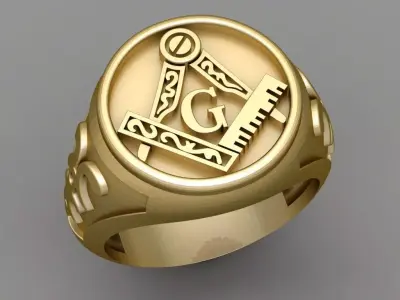 Antique Signet Ring 3D print model