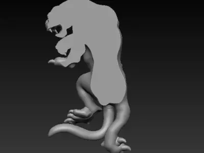 tiger pendant 3D model purchase