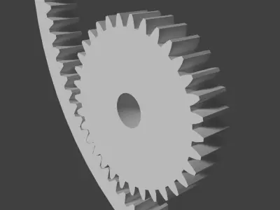 Planetary gearbox 3D model