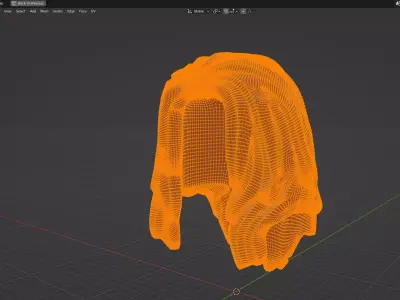 Custom3Dprint Minifigure Accessory - Minifigure Hair S2 - 075 3D print model