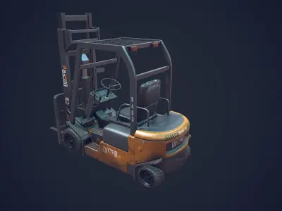 ForkLift Low-poly 3D model order