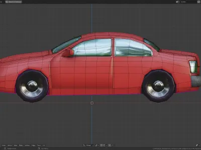 Low Poly Car - Free Sample  Free low-poly 3D model