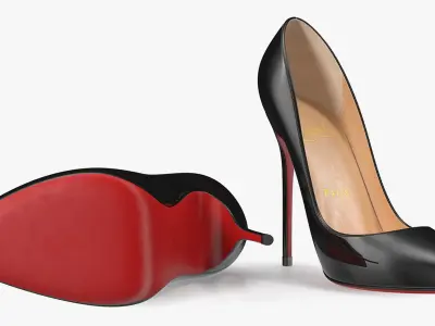 High Heels Women Shoes 3D model purchase