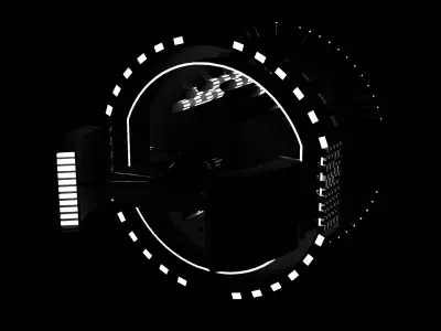 Spaceship Free 3D model buy