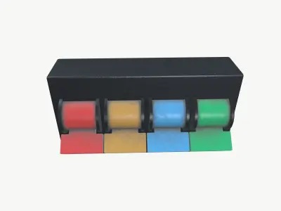 Industrial Switches Low-poly 3D model purchase