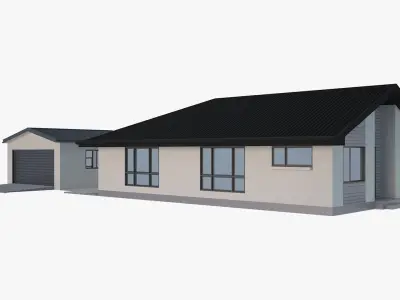 Family Houses Set 1 3D model