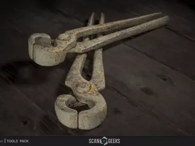 EndCuttingPlier - Photogrammetry Asset 3D PhotoScan Low-poly 3D model