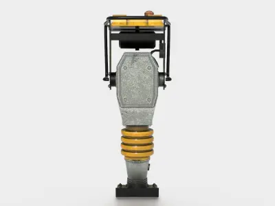 TAMPING RAMMER Low-poly 3D model