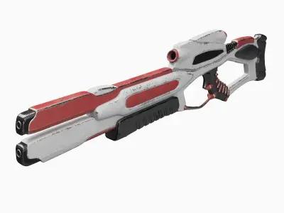 Gun sci-fi  3D model
