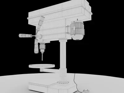 3d Drilling machine 3D model