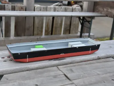 Barge FDM 3D print model