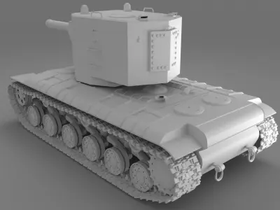 KV-2 Tank 3D model