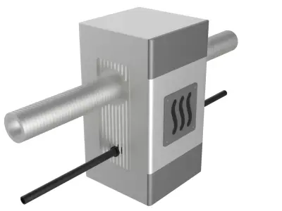 Mechanical Heating Element Mold Assembly 3D model