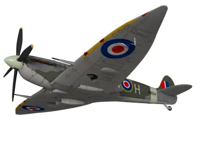 Supermarine Spitfire Mk-VI 3D model