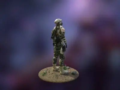 Halo Marine Soldier 3D model