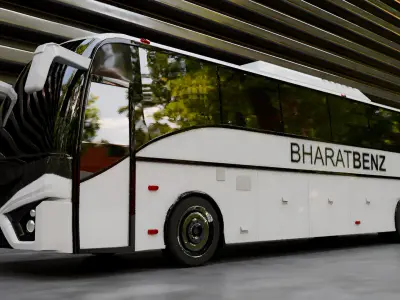 LUXURY BUS FULL TEXTURE AND GAME READY MODEL Free low-poly 3D model