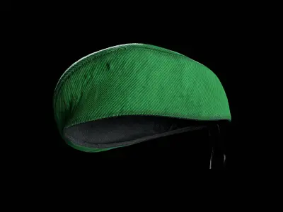 Military Beret Set  Low-poly 3D model