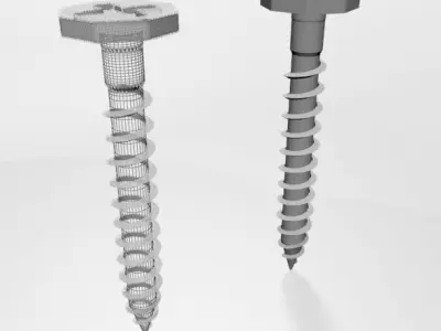 Drywall Screw 08 3D model