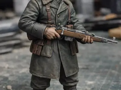 GERMAN SOLDIER REALISM 3D print model