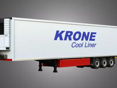 Krone Cool Liner Trailer 3D model