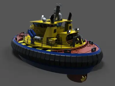 Tug 360 3D print model