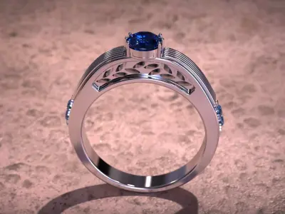 Rings men industrial design stl  3D print model